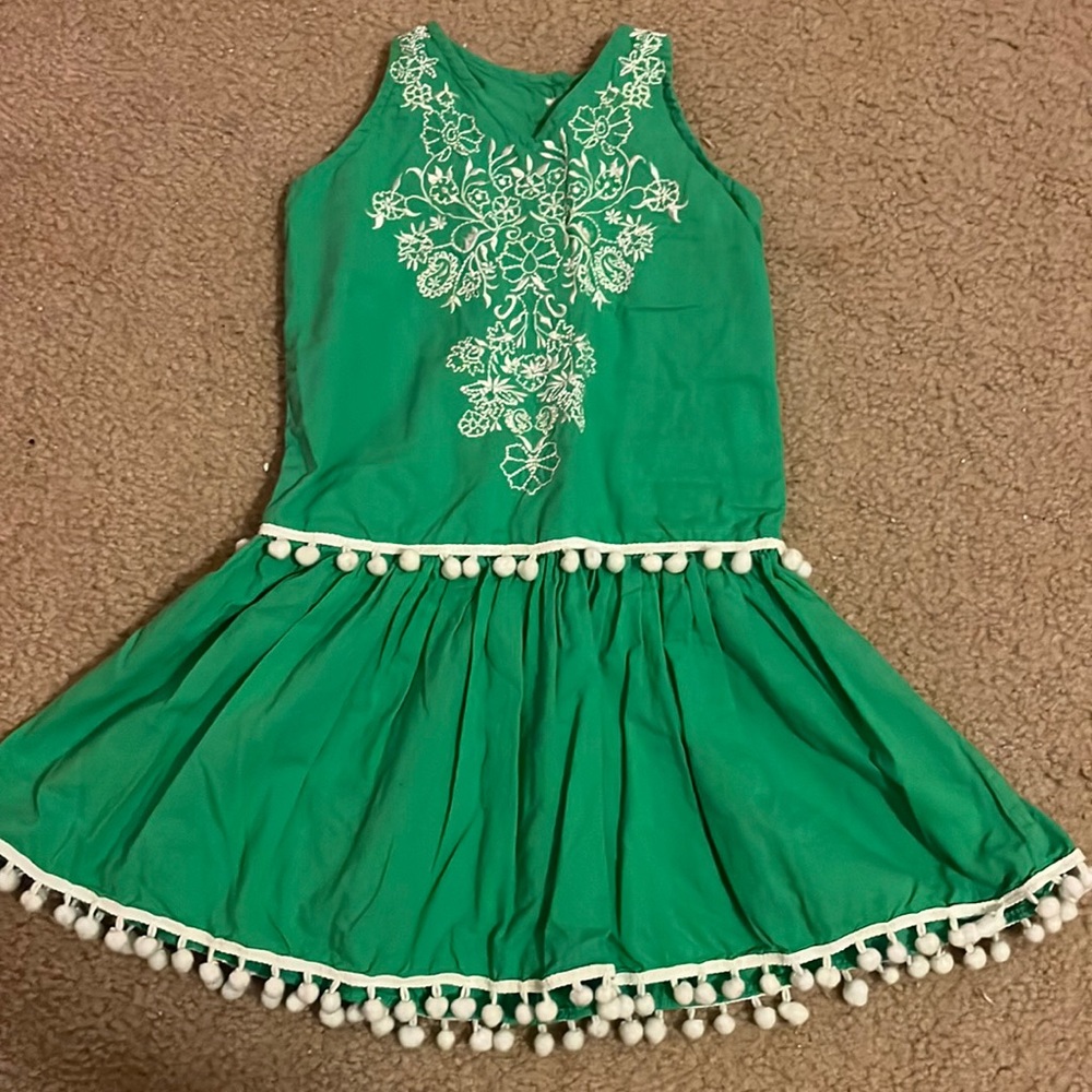 Masala Baby Sanur Dress in Island Green